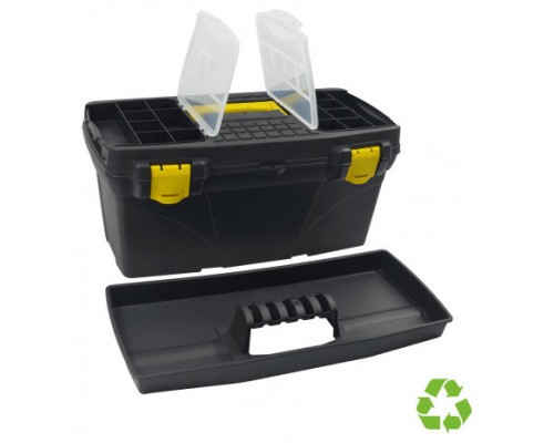 CAJA SOSTENIBLE PARA HERRAMIENTAS 19X39X18CM PP NEGRO ARCHIVO 2000 CP14901139 NE (Espera 4 dias)